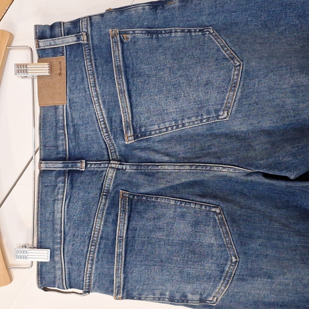 Madewell Indigo Denim Wide Leg Jeans - Picture 3 of 4